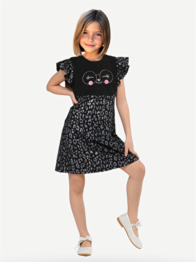 Picture of Casabony Shine Cat Glitter Girl Dress 3 Years