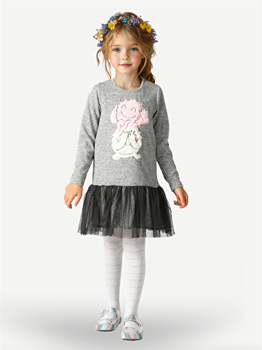 Picture of Casabony Soft Detailed Girl Dress 3 Years