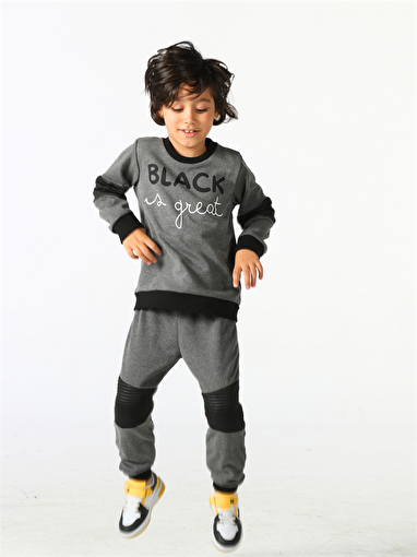 Picture of Casabony Great Black Anthracite Panel Tracksuit 3 Years