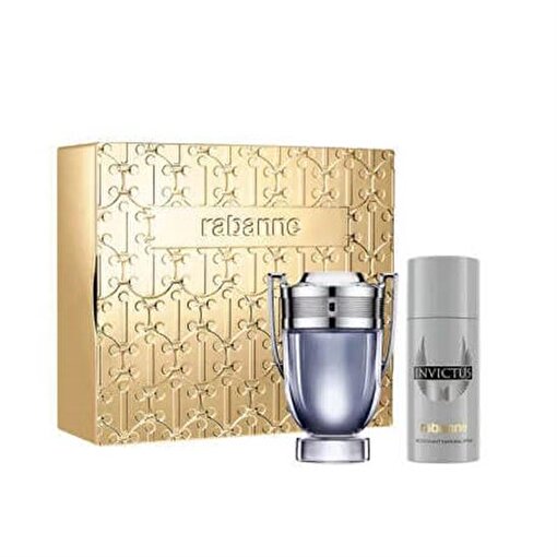 Paco Rabanne Invictus EDT 100 ml Erkek Parfüm Set 2024. ürün görseli
