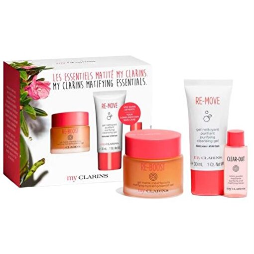 Clarins My Clarins Re-Boost Matlaştırıcı Nemlendirici Trio Set. ürün görseli