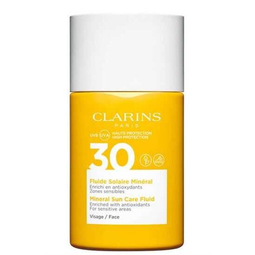 Clarins Mineral Sun Care Fluid SPF 30 for Face 30 ml Güneş Kremi. ürün görseli