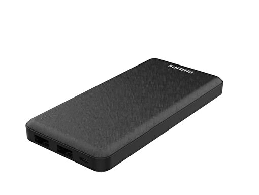 Philips 10.000 mAh Powerbank Siyah. ürün görseli