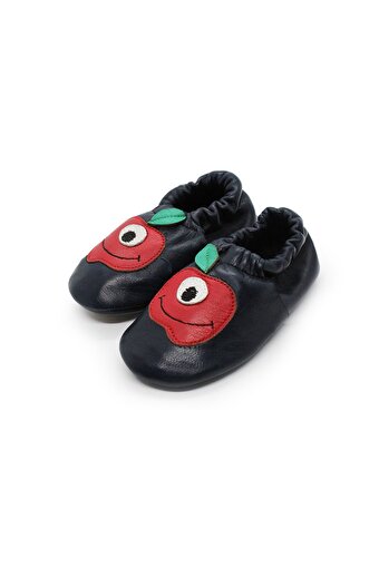 Dudino Kids Footwear,1C31A308,Soft Walk Desenli Deri Bebek Ayakkabısı-Apple,First Steps. ürün görseli