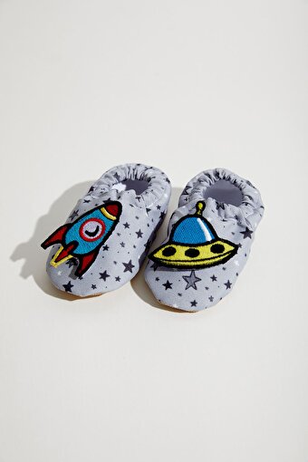 Dudino Kids Footwear,1C97A246,Mix & Match Değiştirilebilir Figürlü Bebek Ayakkabısı-Space Team,First Steps. ürün görseli