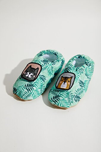 Dudino Kids Footwear,1C97A248,Mix & Match Değiştirilebilir Figürlü Bebek Ayakkabısı-Zoo,First Steps. ürün görseli