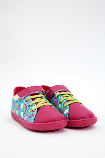 Dudino Kids Footwear,2C76A317,Mambo Rahat Tabanlı Desenli Çocuk Ayakkabısı-Unicorn,Sneakers. ürün görseli