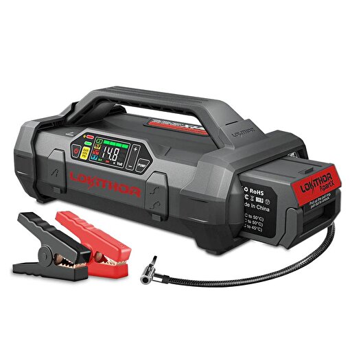 Lokithor APARTX4000 12V 4000Amp Li-Polimer Akıllı Akü Takviye + Pompa + Powerbank + Led Lamba . ürün görseli