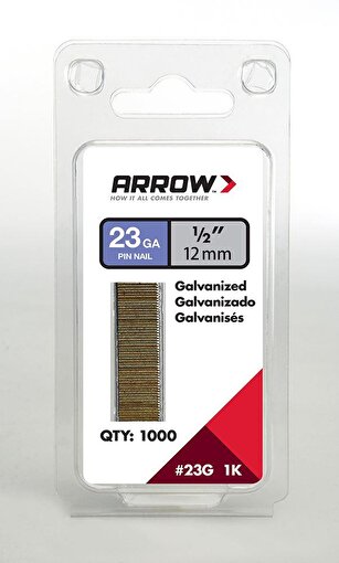 Arrow AR23G12 12mm 1000 Adet Profesyonel Başsız Çivi . ürün görseli
