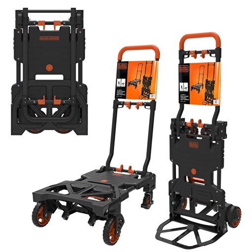 BLACK+DECKER BH206 55/120Kg Çok Fonksiyonlu Katlanır El Arabası. ürün görseli