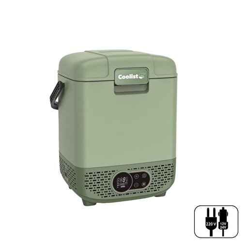Coolist CLK12G 12/24Volt/ 220Volt 12 Litre Taşınabilir Kompresörlü Oto Buzdolabı. ürün görseli