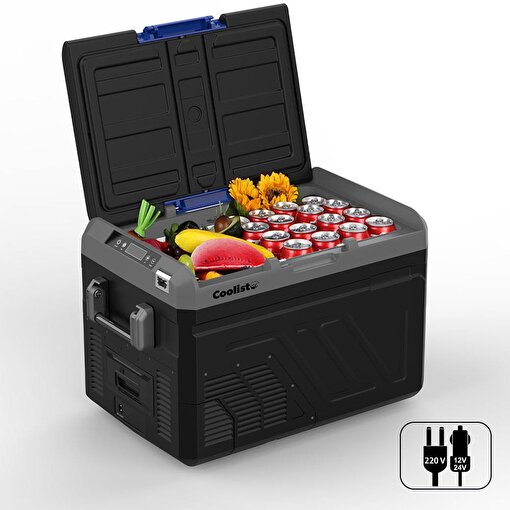 Coolist CLK40 12/24Volt/220Volt 40 Litre Kompresörlü Oto Buzdolabı/Dondurucu. ürün görseli