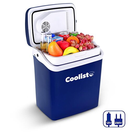 Coolist CLT18 12Volt/220Volt AC/DC 18 Litre Sıcak/Soğuk Oto Buzdolabı. ürün görseli