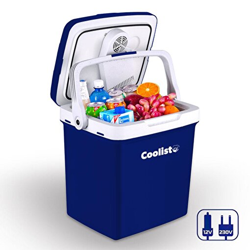 Coolist CLT26 12Volt/220Volt AC/DC 26 Litre Sıcak/Soğuk Oto Buzdolabı. ürün görseli