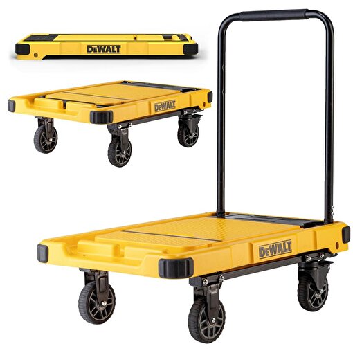 DEWALT DWT710 200Kg Profesyonel Katlanabilir Dört Tekerlekli Yük ve Paket Taşıma Arabası. ürün görseli