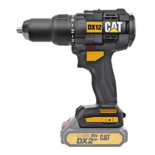 CAT DX12B 18Volt Kömürsüz Profesyonel Şarjlı Darbeli Matkap (Akü Dahil Değildir). ürün görseli