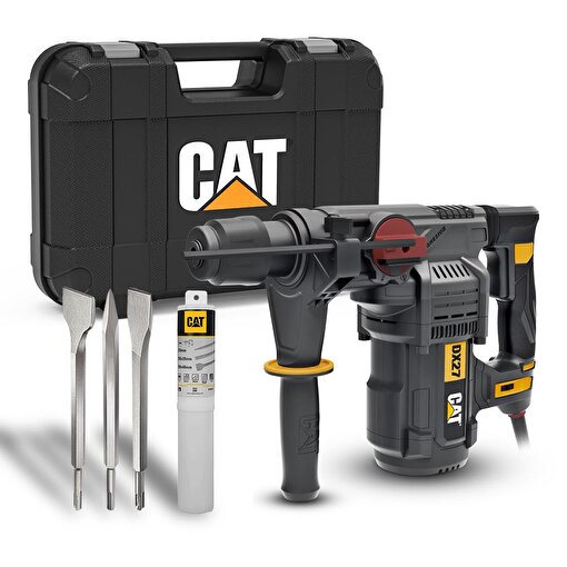 CAT DX27SET 1500Watt 5.0J 32MM Profesyonel SDS-Plus Kırıcı/Delici + DA03903 3 Parça Kırıcı Uç Seti. ürün görseli