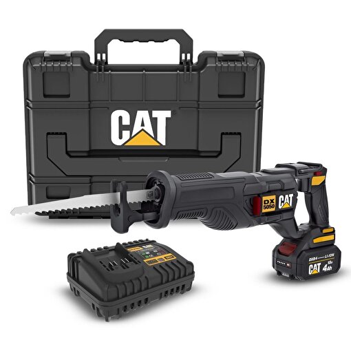 CAT DX5050 18Volt/4.0Ah Li-ion Tek Akülü Kömürsüz Profesyonel Tilki Kuyruğu Testere. ürün görseli