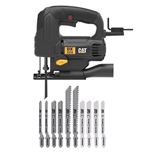 CAT DX5310 550Watt Profesyonel Devir Ayarlı Dekupaj Testere + DA06901 10 Parça Testere Ucu. ürün görseli