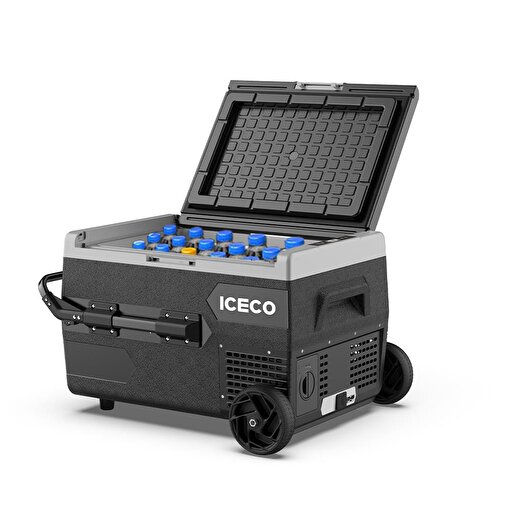 ICECO K65S 12/24Volt 65 Litre Akülü/Kablolu/ Kompresörlü Tekerlekli Outdoor Oto Buzdolabı/Dondurucu (Akü Dahil Değildir). ürün görseli