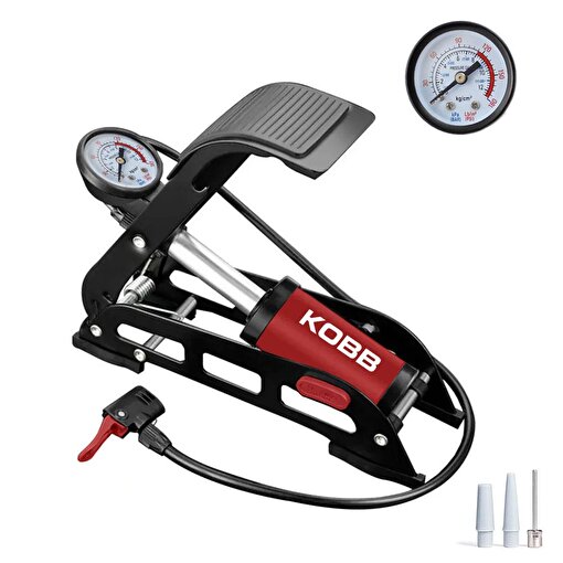 KOBB KB0901 87PSI Analog Basınç Göstergeli Ayak Pompası. ürün görseli