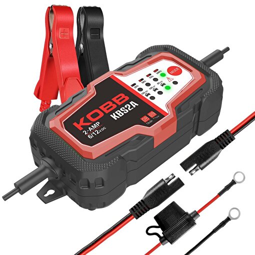KOBB KBS2A 6V/12V 60Ah Akıllı Akü Şarj ve Akü Bakım / Desülfatör. ürün görseli