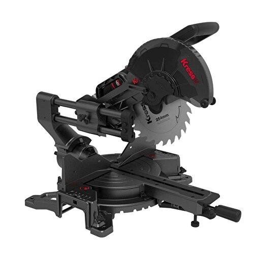 Kress KH483.9 40Volt 1400W 254MM Kömürsüz Kızaklı Bluetooth Bağlantılı Profesyonel Gönye Kesme (Akü Dahil Değildir). ürün görseli