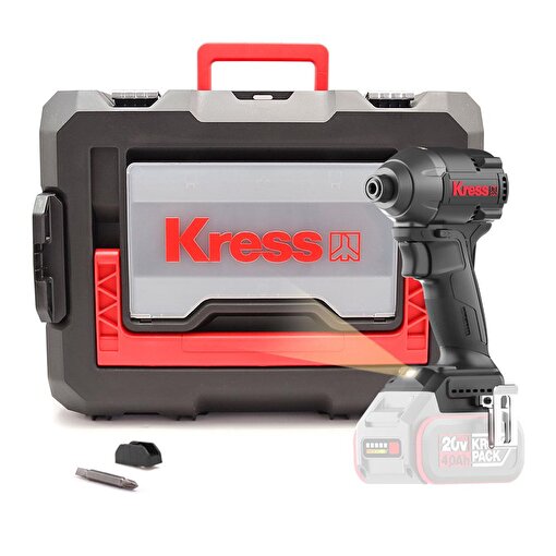 Kress KUB61.91 20Volt 230Nm Kömürsüz Profesyonel Şarjlı Otomatik Darbe Ayarlı Tornavida (Akü Dahil Değildir). ürün görseli
