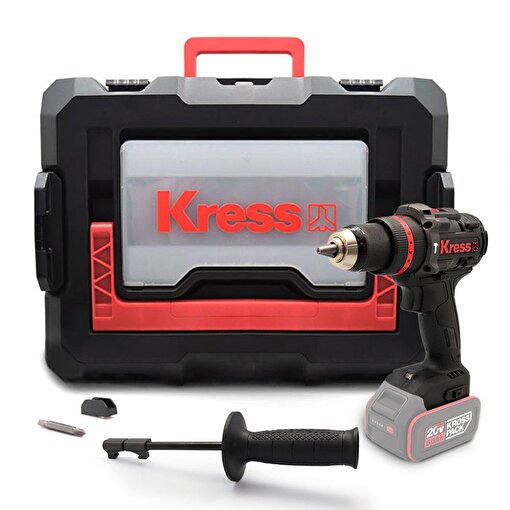 Kress KUC33.91 20Volt 95Nm Kömürsüz Profesyonel Şarjlı Darbeli Matkap (Akü Dahil Değildir). ürün görseli