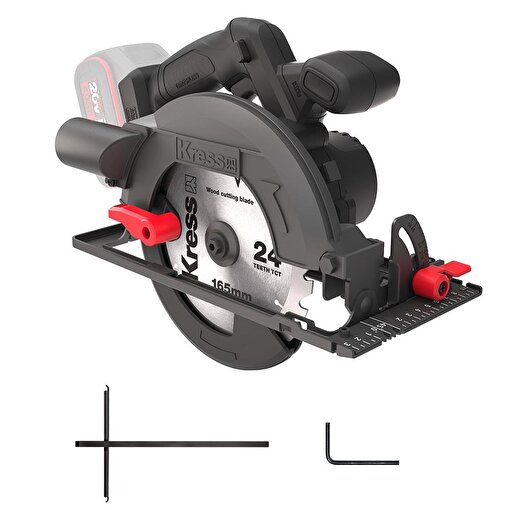 Kress KUE12.9 20Volt 165MM Kömürsüz Profesyonel Daire Testere (Akü Dahil Değildir). ürün görseli