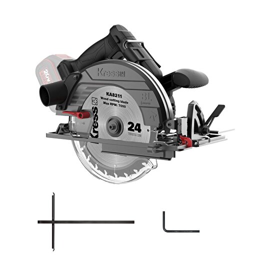 Kress KUE15.9 20Volt 185MM Kömürsüz Profesyonel Daire Testere (Akü Dahil Değildir). ürün görseli