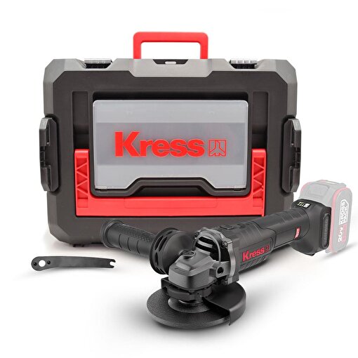 Kress KUH10.91 20Volt 125mm Kömürsüz Profesyonel Şarjlı Devir Ayarlı Avuç Taşlama (Akü Dahil Değildir). ürün görseli