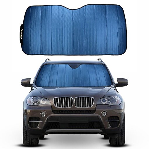 Michelin MC3000 130x70cm Universal Balonlu Premium Ön Cam Güneşliği. ürün görseli