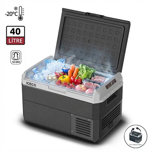 ICECO MCD40D 12/24Volt 40 Litre Kompresörlü Outdoor Oto Buzdolabı. ürün görseli