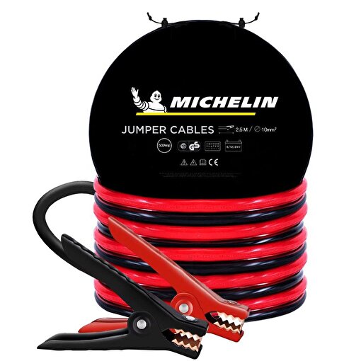 Michelin ML4002 6V/12V/24V 500Amper 2,5Metre 10mm² Akü Takviye Kablosu. ürün görseli