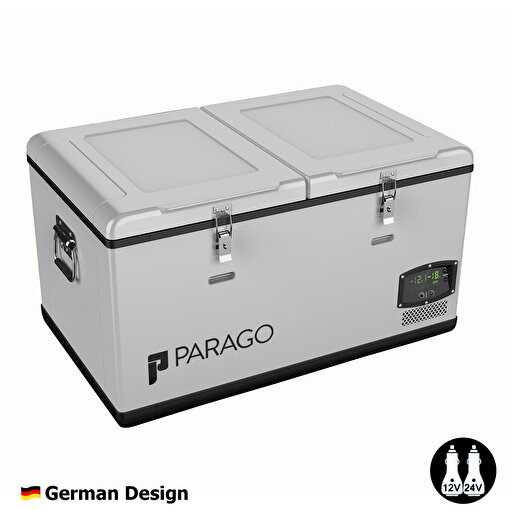 Parago PG95 12/24Volt 95 Litre Çift Bölmeli Outdoor Kompresörlü Oto Buzdolabı. ürün görseli