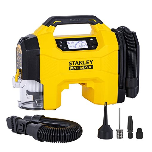 STANLEY SXVI02001 12V/18V 160 PSI Dijital Göstergeli Lastik&Yatak Şişirme+Araç Süpürgesi (Akü Dahil Değildir) SXVI02001. ürün görseli