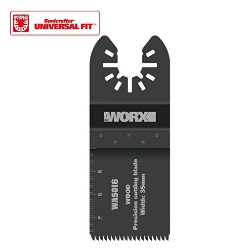 WORX WA5016 Çok Amaçlı Raspalama Makinası İçin 35x40mm Ahşap ve PVC Universal Hassas Kesme Bıçağı. ürün görseli