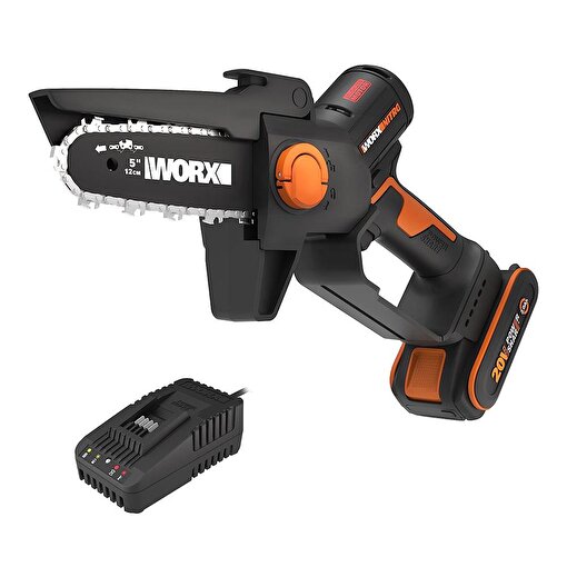 WORX WG325E 20Volt 2.0Ah Li-ion 12CM Profesyonel Şarjlı Kömürsüz Zincirli Testere. ürün görseli
