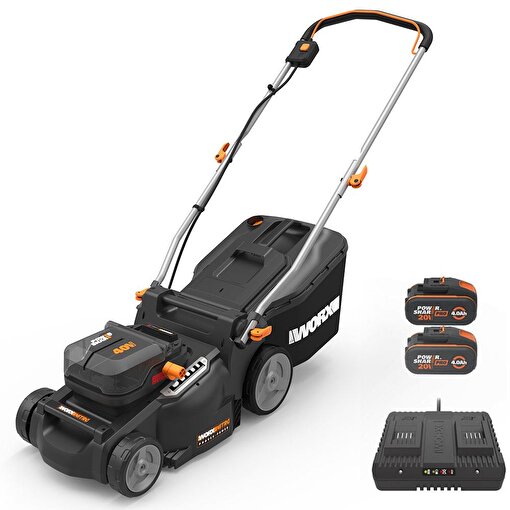 WORX WG737E 40Volt 4.0Ah. Li-ion 37CM Profesyonel Kömürsüz Şarjlı Çim Biçme . ürün görseli