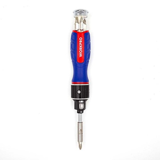 WORKPRO WP221069 6-IN-1 Profesyonel CR-V Cırcırlı Manyetik Tornavida Seti . ürün görseli