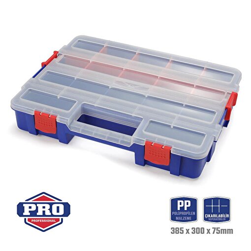 WORKPRO WP283007 38x30x6,8mm Profesyonel İstiflenebilir Organizer . ürün görseli