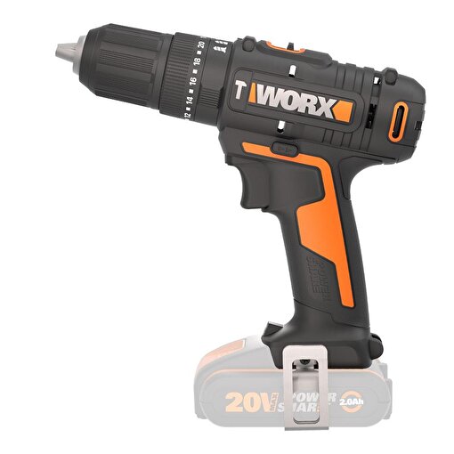 WORX WX370.9 20Volt Profesyonel Şarjlı Darbeli Matkap (Akü Dahil Değildir). ürün görseli