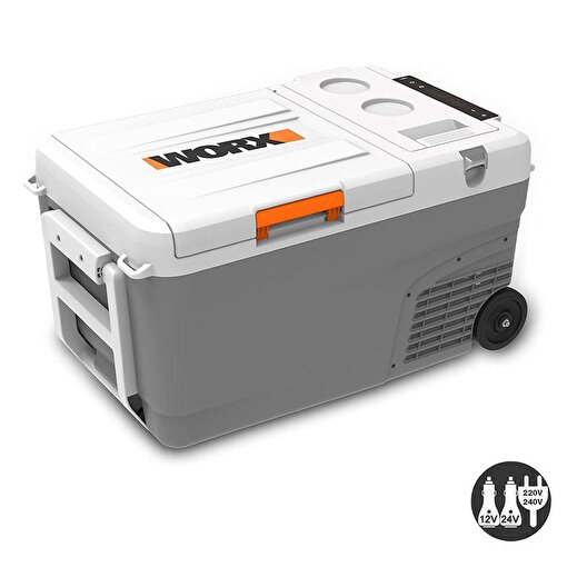 Worx WX876.9 12/24/220Volt 22Litre Kompresörlü Outdoor Oto Buzdolabı (Akü Dahil Değildir). ürün görseli