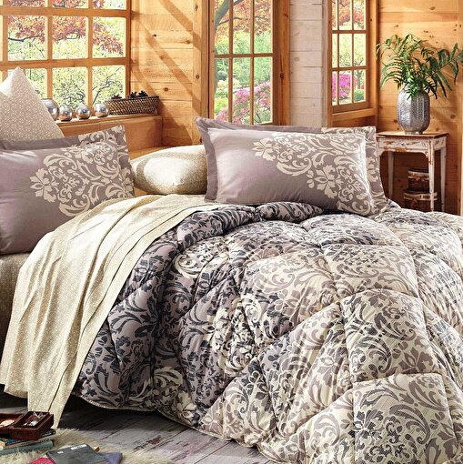 Picture of Hobby Serenity Gray - Poplin Double Sleeping Set