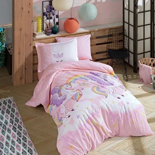 Picture of Hobby Magical Pink - Poplin Studio Duvet Cover Set