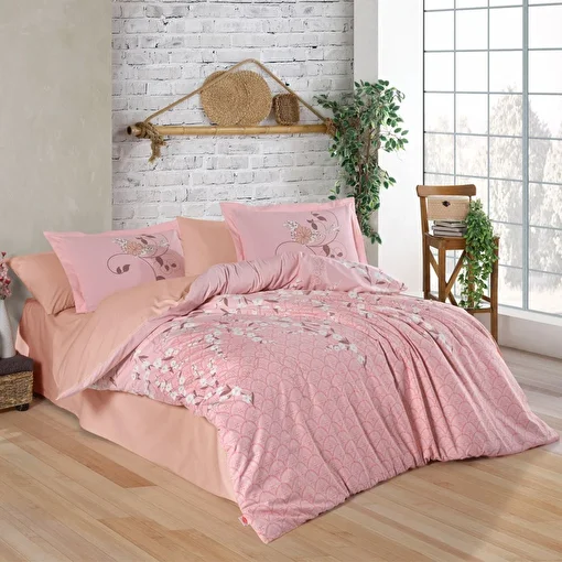 Picture of Hobby Missy Pudra - Poplin Double Duvet Cover Set