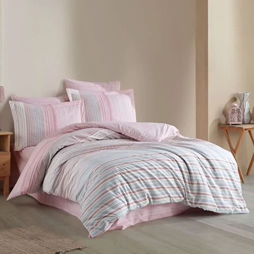 Picture of Hobby Trella Pink - Poplin Double Duvet Cover Set