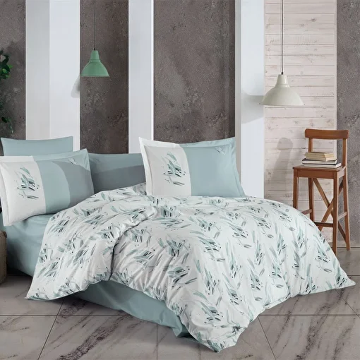 Picture of Hobby Estate Ice Blue - Poplin Double Duvet Cover Set