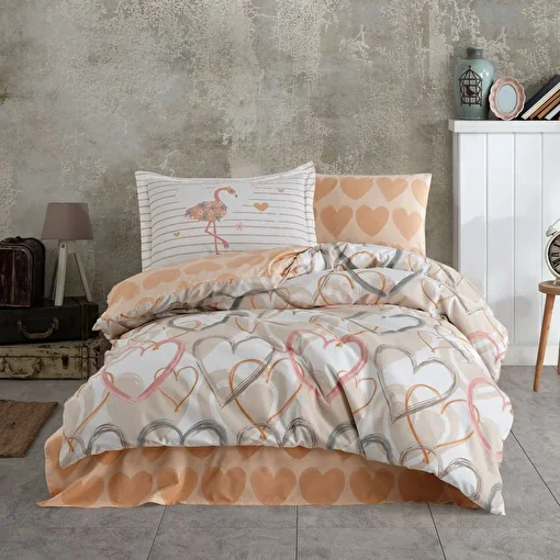 Picture of Hobby Diana Brown - Poplin Studio Single Duvet Cover Set